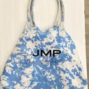 Blue and White Women's Bag